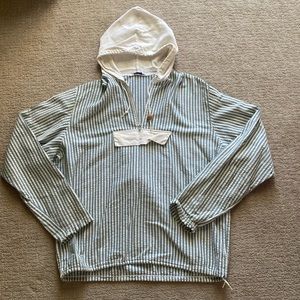Stripped Quarter Zip